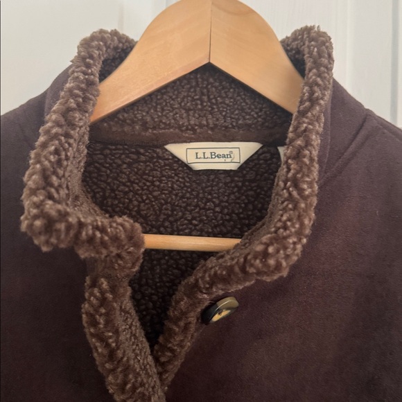 L.L. Bean Dark Brown Jacket warm - Picture 3 of 5